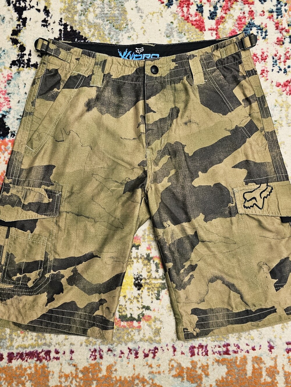 Fox Racing Hydro Series Hybrid Shorts Men’s 30 Camo Quick Dry 11" Inseam